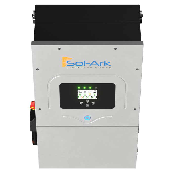 Sol-Ark | 12K-2P (120/240/208V) 48V [All-In-One] Pre-Wired Hybrid Solar Inverter | 10-Year Warranty