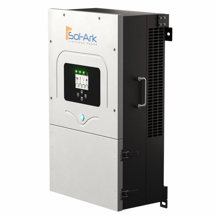 Sol-Ark | 12K-2P (120/240/208V) 48V [All-In-One] Pre-Wired Hybrid Solar Inverter | 10-Year Warranty