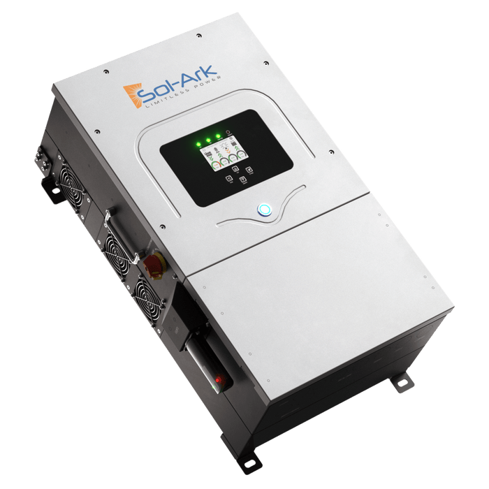 Sol-Ark | 12K EMP Hardened | All-In-One Pre-Wired Hybrid Solar Inverter | 120/240/208V 48V | 10-Year Warranty