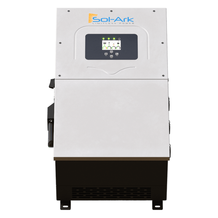 Sol-Ark 15K All-In-One Hybrid Solar Inverter | 120/240/208V 48V Pre-Wired | 10-Year Warranty
